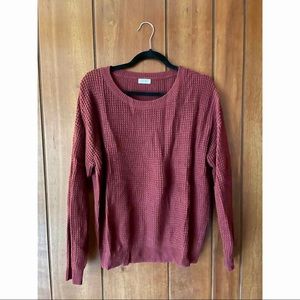Waffle Knit Sweater